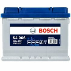 Акция на Автомобильный аккумулятор Bosch 60Ah-12v (S4006), L+, EN540 (5237437149) (0092S40060) от MOYO