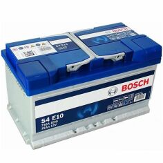 Акция на Автомобильный аккумулятор Bosch 75Ah-12v EFB (S4E10), R+, EN730 (52371308435) (0092S4E100) от MOYO