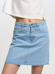 Акція на Спідниця джинсова міні літня жіноча Big Star Isabel-108 W25 Блакитна від Rozetka