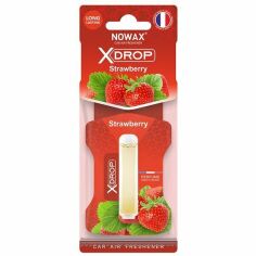 Акція на Ароматизатор воздуха Nowax Целлюлозный с капсулой X Drop - Strawberry (NX00060) від MOYO