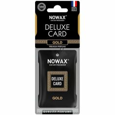 Акція на Ароматизатор воздуха Nowax Целлюлозный Deluxe Card 6г. - Gold (NX07731) від MOYO