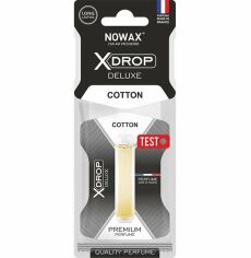 Акция на Ароматизатор воздуха Nowax Целлюлозный с капсулой X Drop Deluxe - Cotton (NX00072) от MOYO