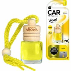 Акція на Ароматизатор воздуха Aroma Car Wood 6мл. - Vanilla (63107) (5908241631074) від MOYO