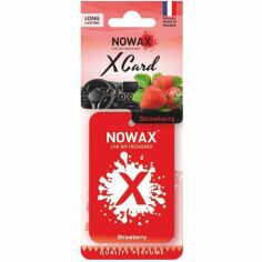 Акція на Ароматизатор воздуха Nowax X Card - Strawberry (NX07538) від MOYO