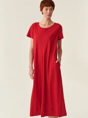Акція на Плаття-футболка міді літнє жіноче Tatuum Gardina T2214.197 S Червоне від Rozetka