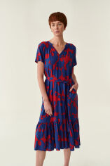 Акция на Плаття-футболка міді літнє жіноче Tatuum Mono T2214.196 34 Червоне от Rozetka