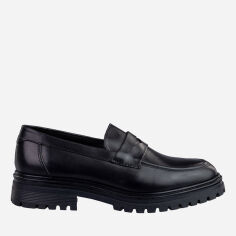 Акція на Жіночі лофери зі шкіри Vera Pelle Eclipse Mood UB03-3103 40 26.9 см Чорні від Rozetka