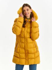 Акция на Куртка зимова жіноча Top Secret SKU1356ZO 40 Жовта от Rozetka
