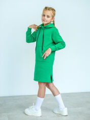 Акція на Дитяча тепла сукня для дівчинки Ласточка 23_1036 122-128 см Зелена від Rozetka