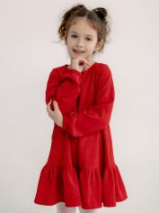 Акція на Дитяча святкова сукня для дівчинки Ласточка 23_1071 116 см Червона від Rozetka