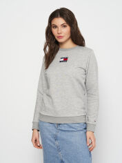 Акция на Світшот жіночий Tommy Hilfiger 11257.4 2XL (50) Сірий от Rozetka