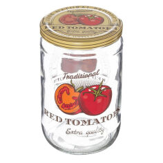 Акция на Банка для продуктов  0.66 л Decorated Jar-Tomato Herevin 332367-051 от Podushka