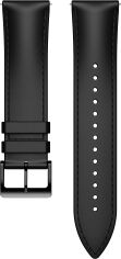 Акція на Ремінець Mobvoi 24mm Leather Watch Band Tuxedo Black for TicWatch Pro 5 від Y.UA