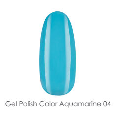 Акція на Гель-лак для нігтів Be.Se Professional Gel Polish Color Aquamarine 04, 10 г від Eva