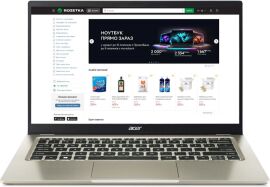 Акція на Ноутбук Acer Swift 3 SF314-512-31R3 (NX.K7NEU.00K) Haze Gold / 14" IPS Full HD / Intel Core i3-1220P / RAM 16 ГБ / SSD 512 ГБ від Rozetka