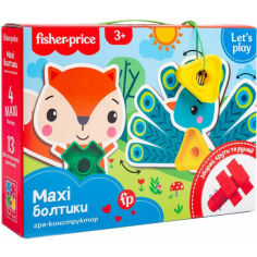 Акція на Настільна гра розвиваюча (3-4 роки) Vladi Toys "Fisher-Price. Maxi-болтики" (укр) (VT2905-23) від Comfy UA