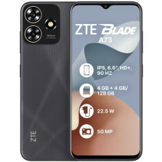Акция на Смартфон ZTE Blade A73 4/128Gb Black от Comfy UA