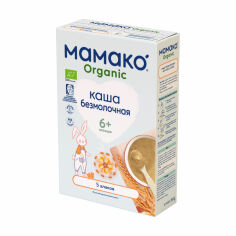 Акція на Дитяча безмолочна каша MAMAKO Organic 5 злаків, з 6 місяців, 200 г від Eva