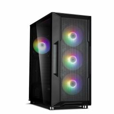 Акція на Корпус Zalman I3 NEO BLACK, без БП, 1xUSB3.0, 2xUSB2.0, 4x120mm RGB fans, TG Side Panel, ATX, Black від MOYO