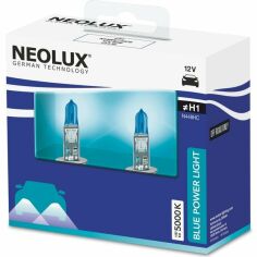 Акція на Лампа Neolux галогеновая 12V H1 80W P14.5S Blue Power Light Duobox (2шт) (NE_N448_HC-SCB) від MOYO