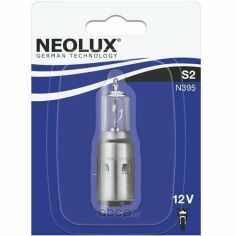 Акция на Лампа Neolux накаливания 12V S2 35/35W Ba20D Standard (NE_N395-01B) от MOYO