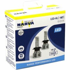 Акция на Лампа Narva светодиодная 12V/24V 24W H7 Led New Range Performance Narva 6500K (2шт) (NV_18033_RPNVA_X2) от MOYO