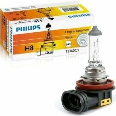 Акция на Лампа Philips галогеновая 12V H8 35W Pgj19-1 (PS_12360_C1) от MOYO