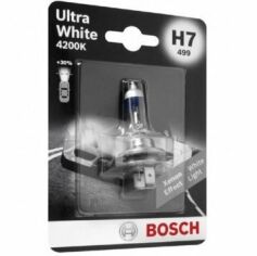 Акция на Лампа Bosch галогеновая 12V H7 Px26D Ultra White 4200K (BO_1987301090) от MOYO