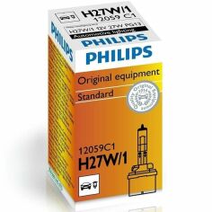 Акція на Лампа Philips галогеновая 12V H27W/1 27W Pg13 (PS_12059_C1) від MOYO