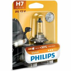 Акция на Лампа Philips галогеновая 12V H7 55W Px26D Vision +30% (PS_12972_PR_B1) от MOYO