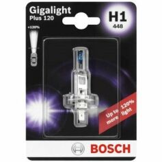 Акция на Лампа Bosch галогеновая 12V H1 P14.5S Gigalight Plus 120 (BO_1987301108) от MOYO