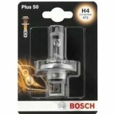 Акция на Лампа Bosch галогеновая 12V H4 P43T Plus 50 (BO_1987301040) от MOYO