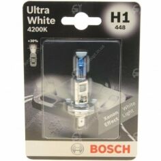 Акция на Лампа Bosch галогеновая 12V H1 P14.5S Ultra White 4200K (BO_1987301088) от MOYO