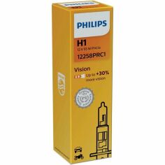 Акция на Лампа Philips галогеновая 12V H1 55W P14.5S Vision, +30% (PS_12258_PR_C1) от MOYO