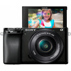 Акція на Фотокамера бездзеркальна Sony Alpha 6100 kit 16-50mm Black (ILCE6100LB.CEC) від Comfy UA