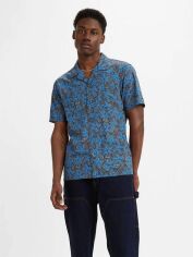 Акція на Сорочка бавовняна літня чоловіча Levi's 419406858 S Синя від Rozetka