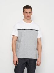 Акція на Футболка бавовняна довга чоловіча Michael Kors 231380448 XL Сіра від Rozetka