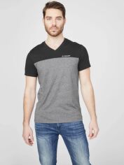 Акція на Футболка довга чоловіча Guess 276351524 2XL Сіра від Rozetka