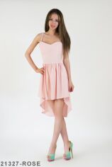 Акція на Жіноче плаття Подіум Jaden 21327-ROSE S Рожевий від Rozetka