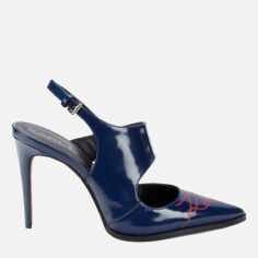 Акція на Жіночі слінгбеки Karl Lagerfeld 546076720 37 (6.5) 24 см Сині від Rozetka