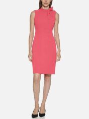 Акция на Сукня коротка літня жіноча Calvin Klein 662579310 L Рожева от Rozetka