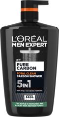 Акция на Гель для душу L'Oreal Paris Men Expert 5in1 Total Clean 1 л от Rozetka