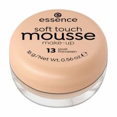 Акція на Тональний мус для обличчя Essence Soft Touch Mousse Make-Up, 13 Matt Porcelain, 16 г від Eva