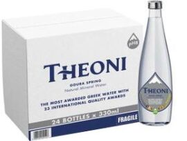 Акція на Упаковка мінеральної природної води Theoni 0.33 л x 24 пляшки від Rozetka