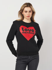 Акция на Світшот жіночий Love Moschino 11287 40 (46) Чорний от Rozetka