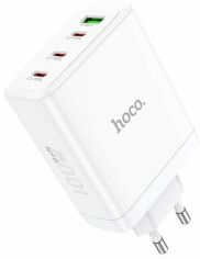 Акція на Hoco Wall Charger 3xUSB-C+USB N31 White від Y.UA