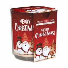 Акция на Ароматична свічка Bispol Scented Candle Merry Christmas, 100 г (sn72S-09) от Eva