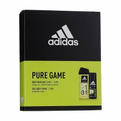 Акція на Парфумований набір чоловічий Adidas Pure Game (дезодорант-спрей, 150 мл + гель для душу, 250 мл) від Eva