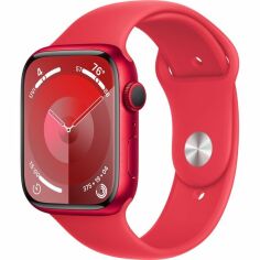 Акція на Смарт-часы Apple Watch Series 9 GPS 45mm (PRODUCT)RED Aluminium Case with (PRODUCT)RED Sport Band - M/L від MOYO