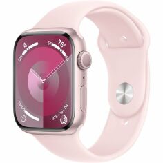 Акція на Смарт-часы Apple Watch Series 9 GPS 45mm Pink Aluminium Case with Light Pink Sport Band - M/L від MOYO